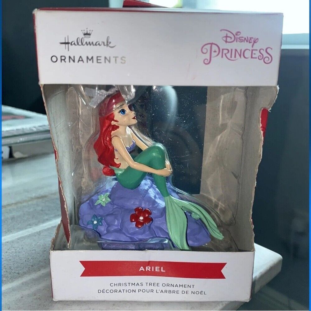 Hallmark Ornament Christmas tree Disney princess Ariel mermaid NEW